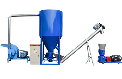 Animal feed pellet production line (flat die)