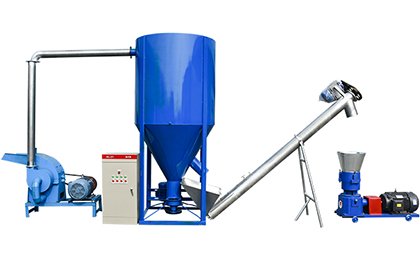 Animal feed pellet production line (flat die)