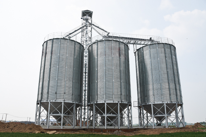 1500 ton Feed steel silo