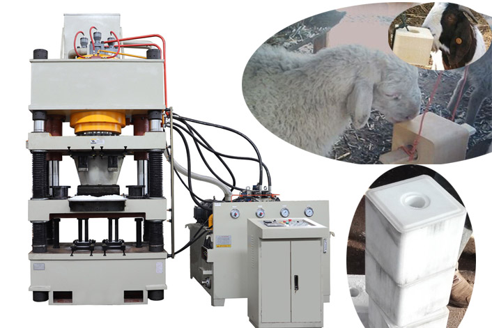 Animal salt licking making machine