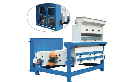 Efficient feed cleaning machine