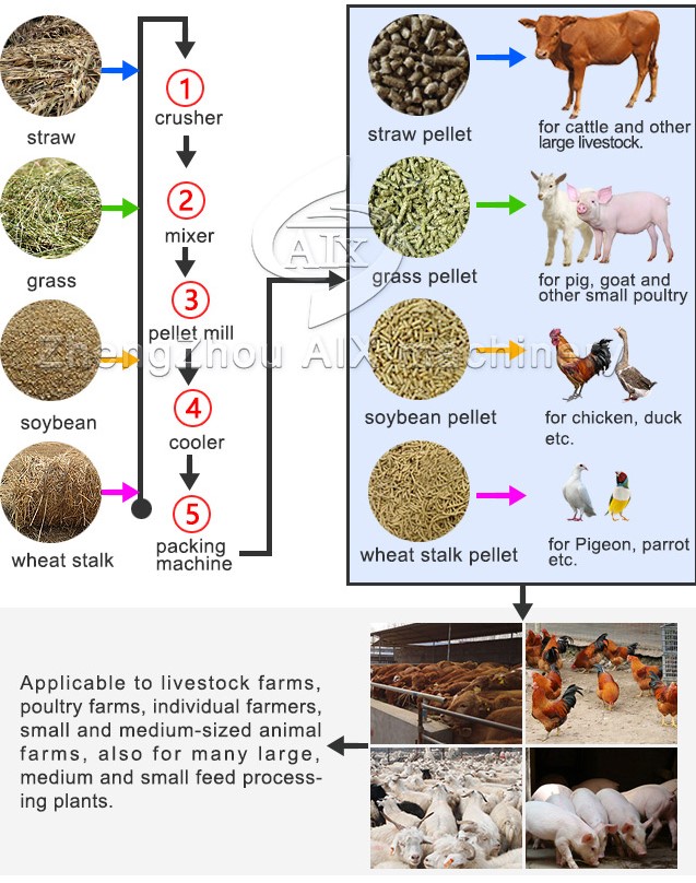 Multifunctional feed pellet machine details